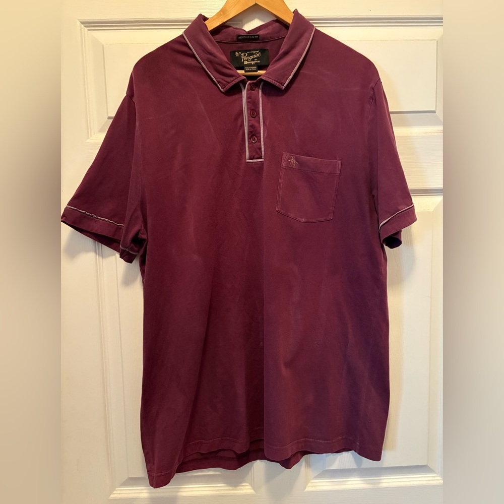 Classic Men's Polo Shirt in Rich Purple